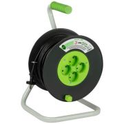 Удлинитель на пластик. катушке 4х50м без заземл. KAT-2x1.5-50m Greenline ПВС 2х1.5 Эра Б0065097