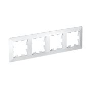 Рамка 4-м AtlasDesign Air бел./дым. бел. SE ATN220104