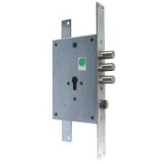 Корпус врезного замка с защёлкой ЗВ 22.12 Т с тягами /123:129/