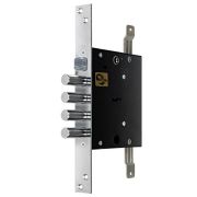 Замок врезной сувальдный с защёлкой ЗВ9 143.1.0 с тягами, 5 кл.