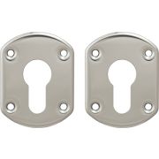 Накладки под цилиндр «Гардиан» хром ГХ 31 /пара/, объемная /123:479/