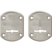 Накладки сувальдные «Гардиан» хром ГХ 21 /пара/, объемная /123:476/