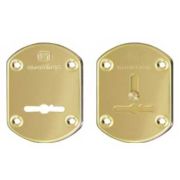 Накладки сувальдные «Гардиан» латунь ГЛ 21 /пара/, объемная /123:471/
