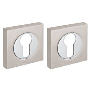 Накладка под цилиндр ET.K.KM52 (ET KM) SN/CP-3 матовый никель/хром