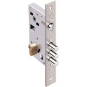 Корпус врезного замка с защёлкой Кремень 1.03.25 /01504/