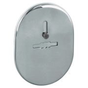 Накладка на сувальдный замок ESC.S-lift.SF/OV.476 (ESC 476) с шторкой СР хром