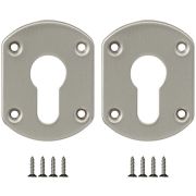 Накладка на цилиндр ESC.C+C/OV.set (ESC031) SN мат.никель (2шт.)