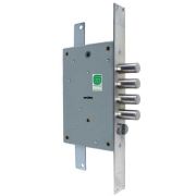 Замок врезной сувальдный с защёлкой ЗВ 21.12 Т с тягами, 5 кл. (длинный кл. 54 мм) /123:96/