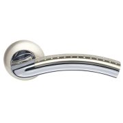 Ручка раздельная R.LD54.Libra26 (Libra LD26) SN/CP-3 матовый никель/хром TECH (кв. 8х140)