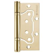 Петля универсальная без врезки IN4500W-BL PB (500-2BB/BL 100x2,5) латунь БЛИСТЕР