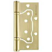 Петля универсальная без врезки IN4500W-BL SB (500-2BB/BL 100x2,5) мат. золото БЛИСТЕР