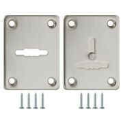 Накладка на сувальдный замок ESC.S-lift+S/K.set (ESC081/082) мат.никель (2шт.)