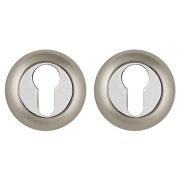 Накладка под цилиндр ET.R.TL54 (ET TL) SN/CP-3 матовый никель/хром