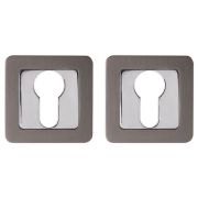 Накладка под цилиндр ET.K.QR52 (ET QR) GR/CP-23 графит/хром