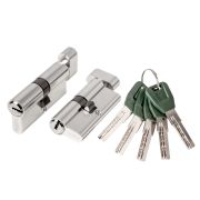 Цилиндровый механизм (A202/120) A2002Knob120(65+10+45) с вертушкой SN никель