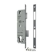 Комплект дверных ручек с накладками под цилиндр FR.DH57.0219 NE (DH-0219 NE) 8x140 мм, BL-24 черный