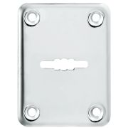 Декоративная накладка ESC081/0-SS (нержавейка) на сув. замок без шторки (1 шт.) тех.упак.