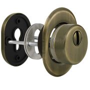 Броненакладка DEF.CRE/OV-set.9726 (DEF 9726) M6x90 врезная с чашкой AB-6 зелёная бронза