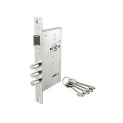 Замок врезной сувальдный с защёлкой ЗВ9-6, 4 кл. проверить кол-во ключей