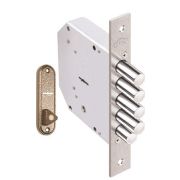 Замок врезной сувальдный с задвижкой Гранит 1.06.21.КМА, 5 кл. /00438/