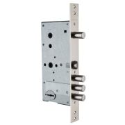 Замок врезной сувальдный с задвижкой и защёлкой ЗВ 50.15, 4 кл. (длинный кл. 70,5 мм) /128:4175/