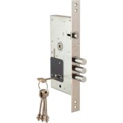 Замок врезной сувальдный с защёлкой 252/RL (тех. комплектация), 4 кл. (кл. 60 мм)