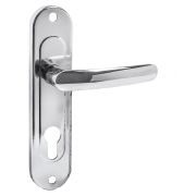 Ручка дверная на планке РФ1-70.02 хром