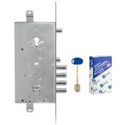 Замок врезной двухсистемный 54.J936M-S MyKey (левый), перекод. с торца, кл. 60 мм, без накл.