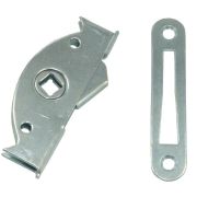 Завертка врезная ЗР3 с планкой цинк