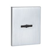 Накладка на сувальдный замок ESC.S-auto.TRG/K.486 с авт. шторками SSC-16 сатинированный хром (1 шт)