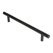 Ручка-рейлинг мебельная MB-H-005-160 мм BL черный