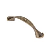 Ручка-скоба мебельная MB-H-001-96 мм OB античная бронза