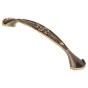 Ручка-скоба мебельная MB-H-001-128 мм OB античная бронза