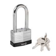 Замок навесной PK-6550L 3 key англ. длиная дужка