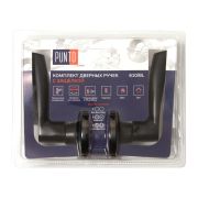 Ручка защелка DK610/BL BL-PS (без фик.) черный