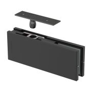 Петля верхняя с осью для стеклянной двери Range.GL.H20 BL черный