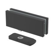 Петля-доводчик для стеклянной двери Range.GL.H10 BL черный