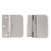 Петля для стеклянной двери Space.GL.H01 (2 шт) AL алюминий