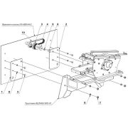 Адаптер к станку ИЭ6009 А4.2 для присоединения приставки BELMASH BFD-01