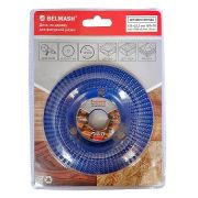 Диск по дереву для фигурной резки BELMASH 125x22,2; 8Tx50мм 400T