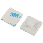 Площадка самоклеящаяся под хомуты 20х20мм NO-225-301 бел. (уп.50шт) Эра Б0066703