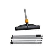 Igeax Классический сгон для пола, 35 см, составная металлическая рукоятка из 5 частей, чёрный Артикул: 317PRO/702IND