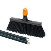 Igeax Щётка PRO INDY для пола, с рукояткой 130 см, диаметр 24 мм, черная Артикул: 135/CIND