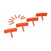 Крючок Vikan к настенным креплениям арт. 1017 и 1018, 140 мм, 4 шт. Артикул: 10167