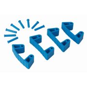 Резиновый зажим Vikan к настенным креплениям арт. 1017 и 1018, 120 мм, 4 шт. Артикул: 10193