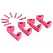 Резиновый зажим Vikan к настенным креплениям арт. 1017 и 1018, 120 мм, 4 шт. Артикул: 10191