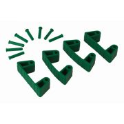 Резиновый зажим Vikan к настенным креплениям арт. 1017 и 1018, 120 мм, 4 шт. Артикул: 10192