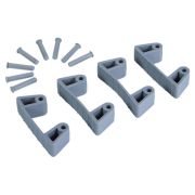 Резиновый зажим Vikan к настенным креплениям арт. 1017 и 1018, 120 мм, 4 шт. Артикул: 101988