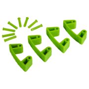 Резиновый зажим Vikan к настенным креплениям арт. 1017 и 1018, 120 мм, 4 шт. Артикул: 101977