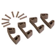 Резиновый зажим Vikan к настенным креплениям арт. 1017 и 1018, 120 мм, 4 шт. Артикул: 101966